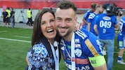 Kapitän Jürgen Heil ist einer der Lieblingsspieler von Hartberg-Präsidentin Brigitte Annerl.