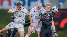 Harte Zweikämpfe und Luftduelle, aber keinen Sieger hat es beim Duell von WAC und SCR Altach ...