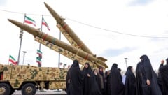 Bei einer Kundgebung im Februar zum 47. Jahrestag der Islamischen Revolution von 1979 ...