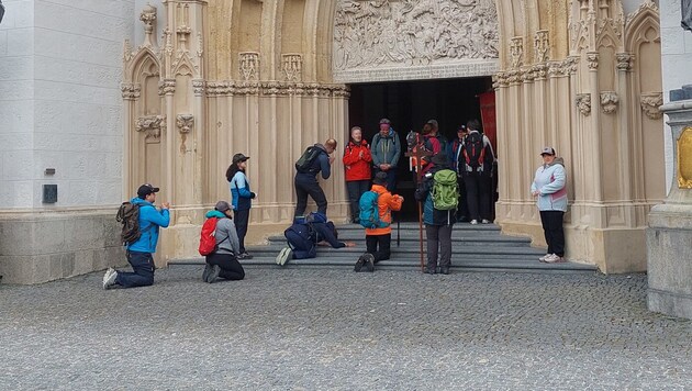 In gerade einmal zehn Minuten war die Szene im Kasten.