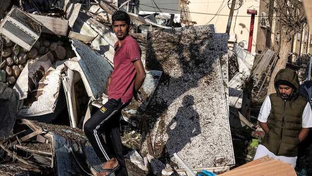 Die Angaben aus Israel und den USA zum Kriegsgeschehen sind oft widersprüchlich (im Bild lokale ...