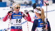 Ex-Weltmeisterin Lisa Hauser ist im letzten Weltcup-Rennen ihrer Biathlon-Karriere auf Rang 19 ...