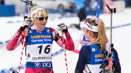 Ex-Weltmeisterin Lisa Hauser ist im letzten Weltcup-Rennen ihrer Biathlon-Karriere auf Rang 19 ...