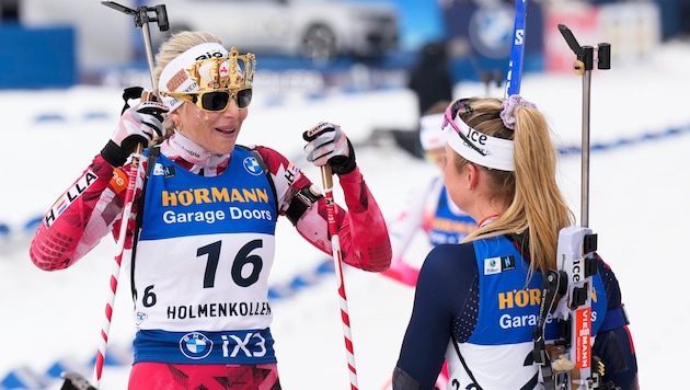 Ex-Weltmeisterin Lisa Hauser ist im letzten Weltcup-Rennen ihrer Biathlon-Karriere auf Rang 19 ...