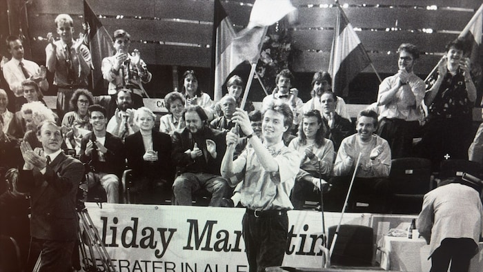 Werner Duregger 1992 als Sieger bei der Heim-EM in Velden