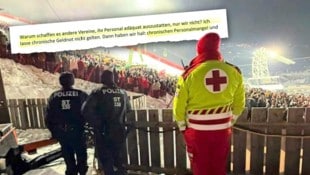 Nass und durchgefroren – die neuen Uniformen schützen laut Sanitätern weder vor Kälte noch vor ...