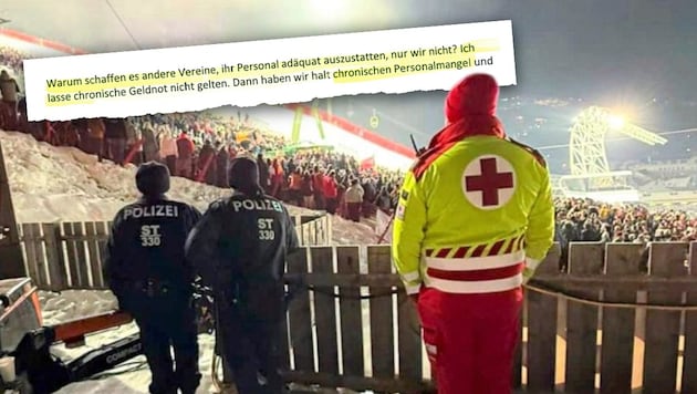 Nass und durchgefroren – die neuen Uniformen schützen laut Sanitätern weder vor Kälte noch vor ...