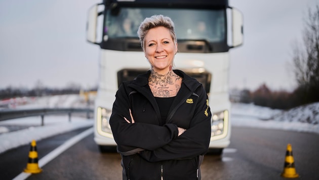 „Trucker Babe“ Patrizia Altmann kann ihr Leben auf der Straße nicht loslassen. Mittlerweile ...