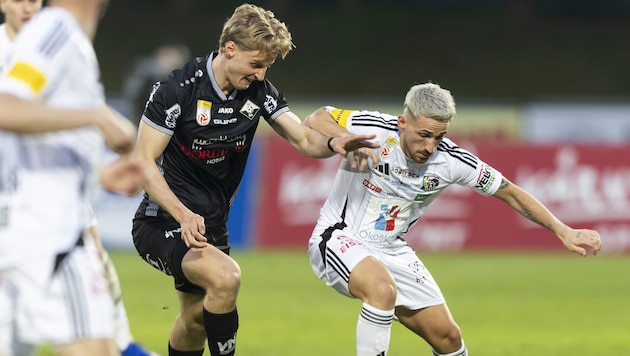 Filip Milojevic war einer von fünf Vorarlbergerin in der Altacher Startelf gegen den WAC.