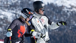 Roland Assinger (hier mit Nina Ortlieb) wird die ÖSV-Damen verlassen.