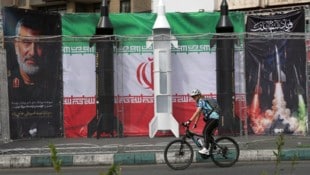 Propaganda-Plakate in Teheran