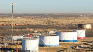 Ölspeicher im US-Staat Texas