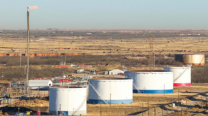 Ölspeicher im US-Staat Texas