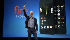 Amazon-Gründer Jeff Bezos bei der Präsentation des Fire Phone im Jahr 2014