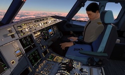 Über den Wolken im virtuellen Cockpit – ohne dass dafür ein 70-Tonnen-Airbus abheben muss.