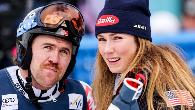 Aleksander Aamodt Kilde und Mikaela Shiffrin