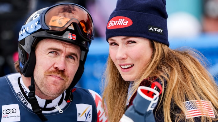 Mikaela Shiffrin leidet mit ihrem Lebensgefährten.