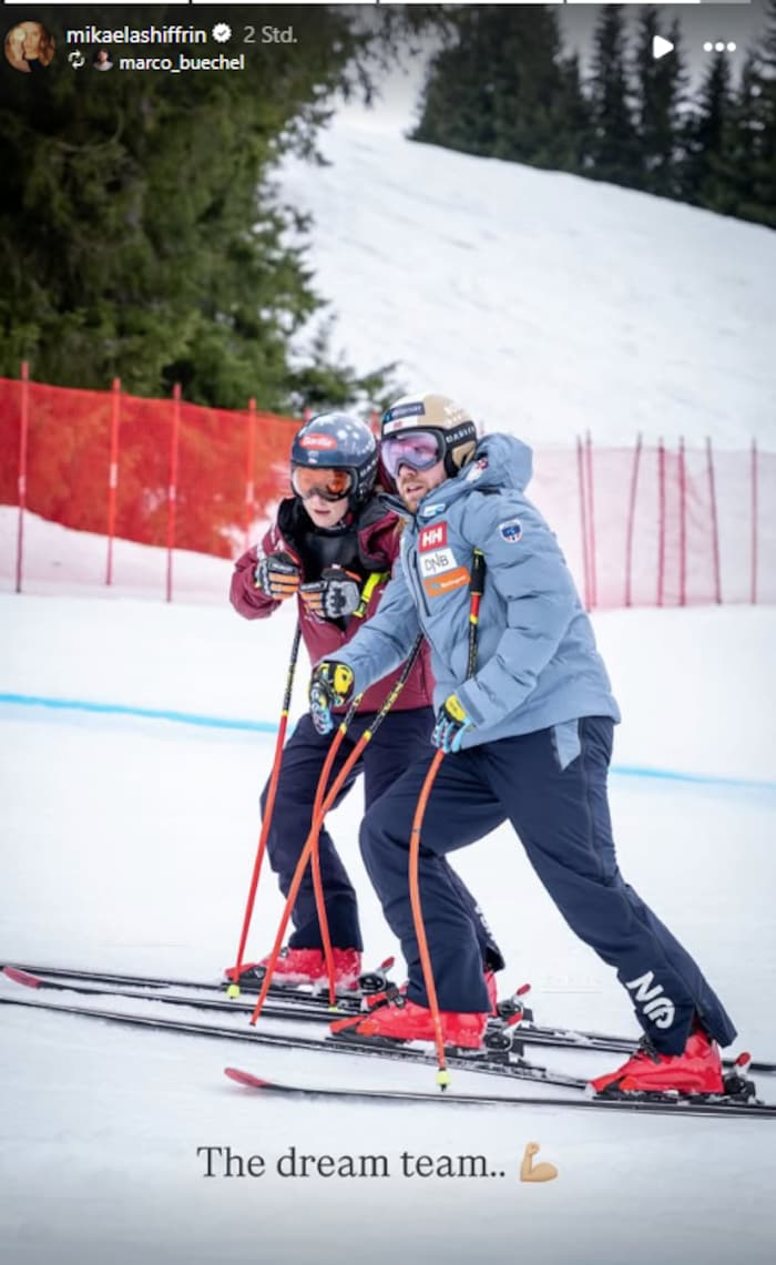 Gemeinsame Pistenbesichtigung in Norwegen.