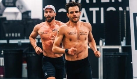 Tim Wenisch (re.) und Alexander Roncevic triumphierten bei der HYROX-EM im März 2026 in ...