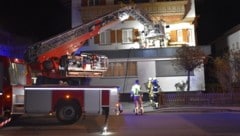 Kurz nach 1 Uhr kam es in der Nacht auf Montag zu dem Balkonbrand.