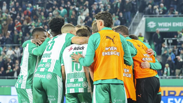 Im Herbst noch als „Söldner“ bezeichnet, jetzt ist Rapid eine Mannschaft, zeigt Mentalität