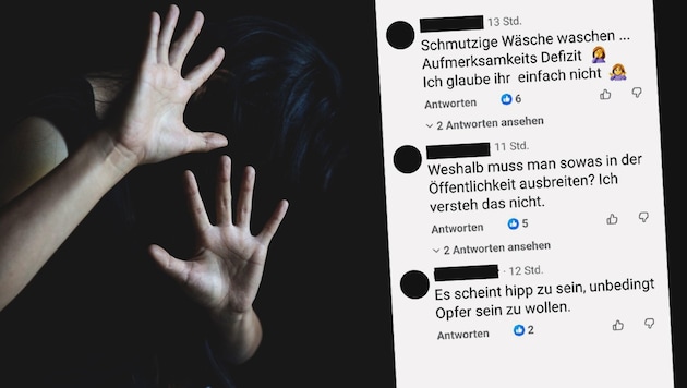 Betroffene sexueller Übergriffe sollten lieber nicht in die Kommentarspalten schauen.