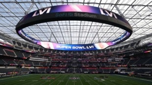 Das Sofi-Stadion kostete in Los Angeles kostete fünf Milliarden Euro.