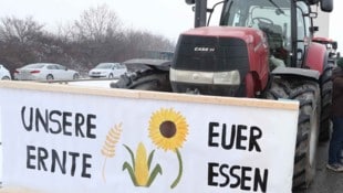 Bereits im Jänner protestierten Bauern in Parndorf gegen Mercosur. Jetzt geht's nach Wien. 