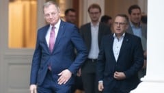 August Wögingers Zeit als Vize von ÖVP-Obmann Stelzer (li.) ist mit dem Parteitag im April ...