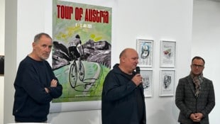 Günther „Peng“ Mayer, Herman Seidl und Bürgermeister Bernhard Auinger (v. li.).