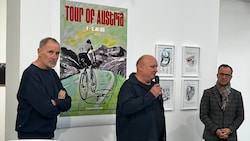 Günther „Peng“ Mayer, Herman Seidl und Bürgermeister Bernhard Auinger (v. li.).