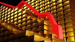 Der Preis von Gold rauscht in den Keller.