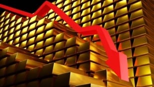 Der Preis von Gold rauscht in den Keller.