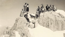 Die Gilde organisierte auch Rennen wie den Goinger-Halt-Lauf 1931: Das Bild zeigt die Rennläufer ...