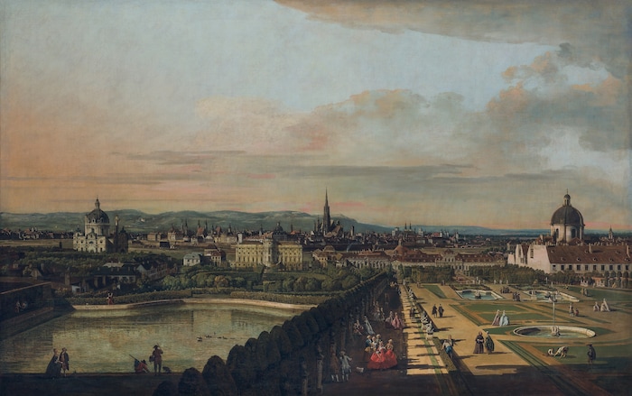 Bellotto: Wien vom Belvedere aus gesehen, 1759