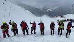 Mehr als 100 Einsatzkräfte waren am Samstag im Ridnauntal im Lawineneinsatz.