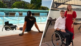 „Alles geht, nur meine Beine nicht“: Nach einem Badeunfall dauerte es lang, bis Ernhofer wieder ...