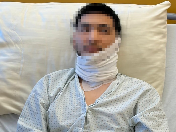 Mahdi P. erlitt nicht nur einen Halsstich, sondern als Folge davon auch einen schweren Schock.