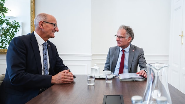 Marterbauer hat mit abfälligen Äußerungen über die LH-Konferenz für Unmut gesorgt. Der Besuch ...