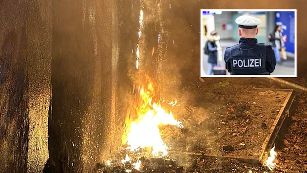 Mutmaßliche Linksextremisten hatten am 9. September 2025 einen Brandanschlag auf einen Strommast ...