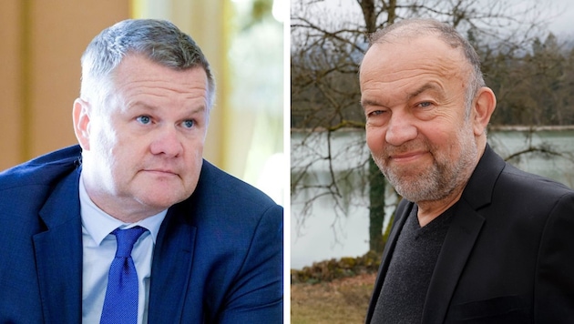 Tilman Königswieser und Meinhard Lukas (re.)