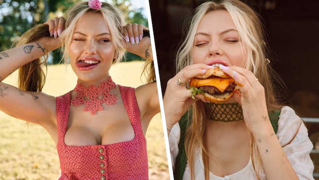 Freches Dirndl-Shooting! Cheyenne Ochsenknecht zeigt tiefen Ausschnitt auf dem Bauernhof