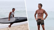 „Baywatch“-Star David Chokachi (58) topfit: Muskel-Show beim Paddleboarding in Malibu