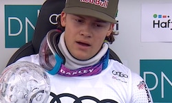 Große Emotionen bei Lucas Pinheiro Braathen.