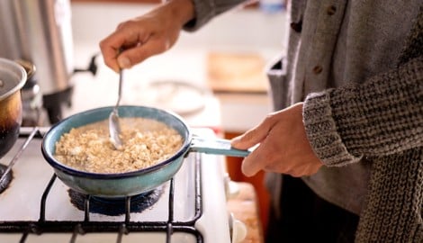 Aus einem gesunden Frühstück könnte eine potenzielle Gesundheitsgefährund werden, wenn man auf ...