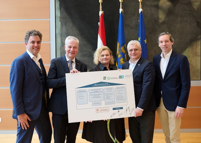 Landespolitiker und Gesundheitsmanager präsentierten das „Zukunftsmodell“, das erstmals in Gmünd ...