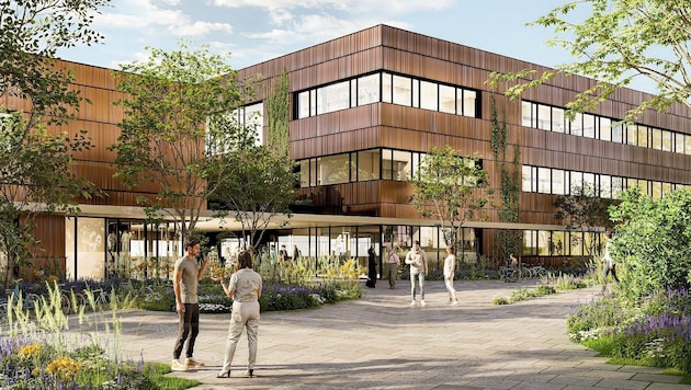 So soll der Europacampus in Hainburg aussehen.