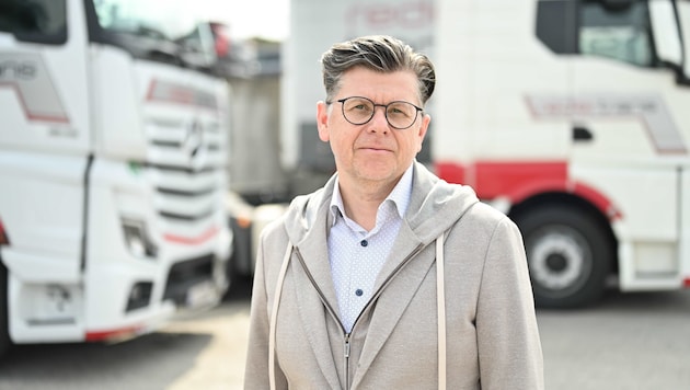 Günther Reder ist Geschäftsführer von Reder Transporte sowie Sprecher der Branche.
