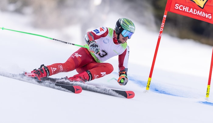 Der Vorarlberger Noel Zwischenbrugger fuhr beim Europacupfinale in Schladming als bester ...