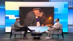 Stipsits bei Budgen im ORF (im Hintergrund seine neue Partnerin)